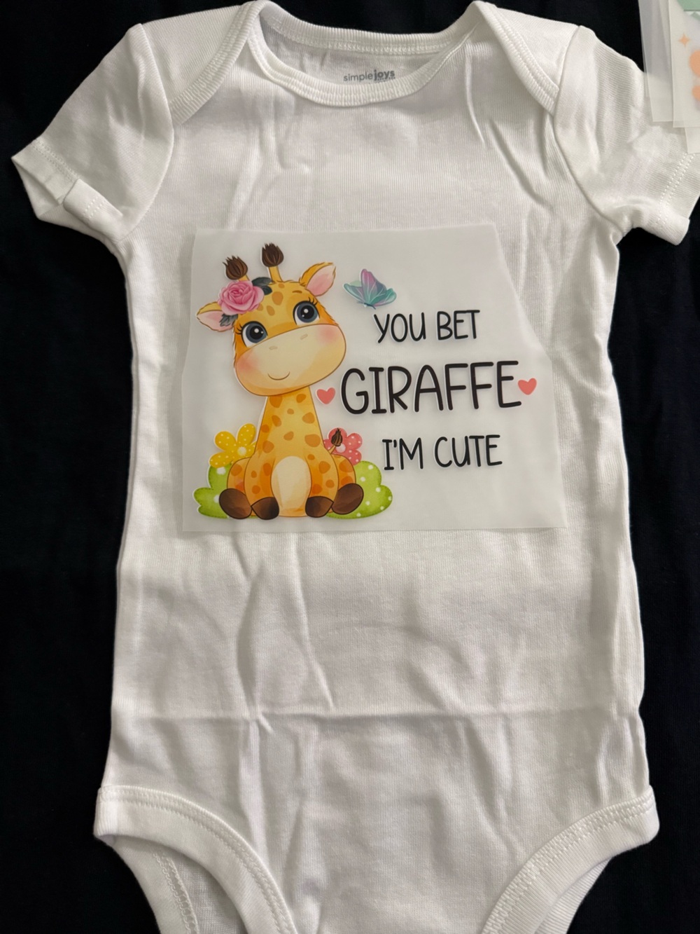 Custom baby onesie